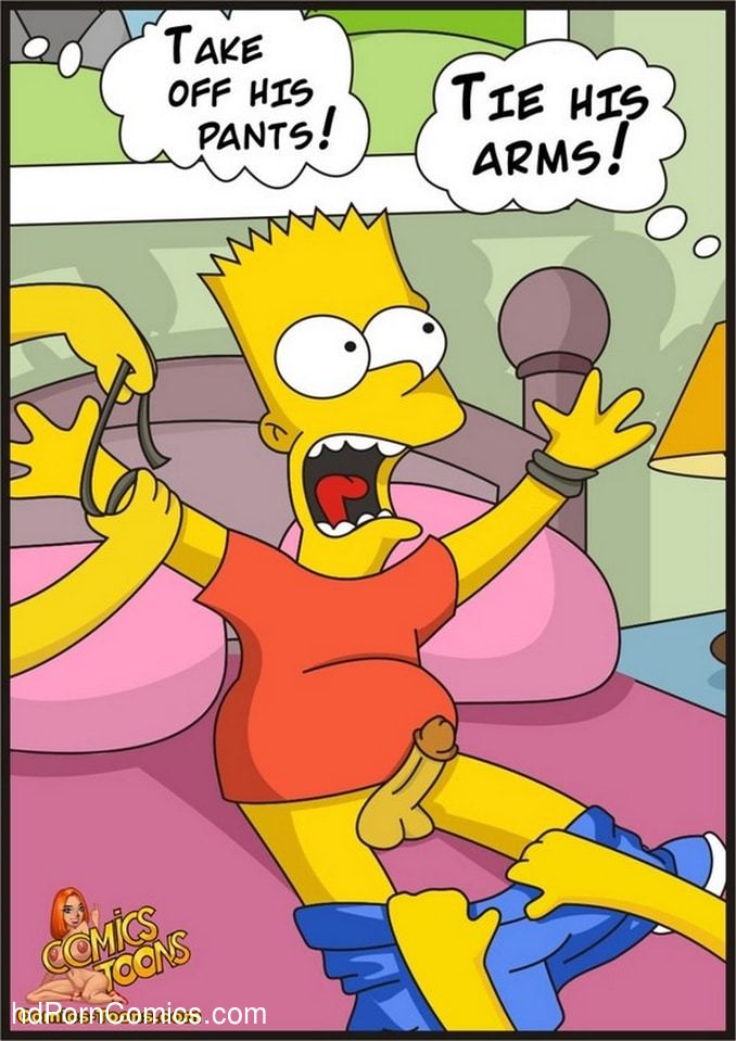Bart Entrapped- Simpsons8 free sex comic